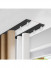 Custom Double S Fold Curtain Tracks Ceiling Mount White Black Warrego