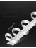 S Fold Curtain Tracks Ceiling Mount White Black Single Tracks Warrego