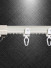 Warrego CHR18 Ivory S Fold Bendable Curtain Tracks Ceiling/Wall Mount For Bay Window