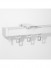 CHR19 Ivory Black Curtain Tracks Ceiling/Wall Mount(Color: Ivory)