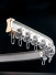 CHR22 Bendable Ivory Curtain Tracks Ceiling/Wall Mount For Bay Window