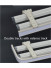 CHR26 Super Thick Ivory Champagne Curtain Tracks Ceiling/Wall Mount