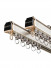 CHR27 Ivory Champagne Curtain Tracks Ceiling/Wall Mount