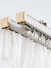 CHR28 Super Thick Ivory Champagne Curtain Tracks Ceiling/Wall Mount