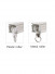 CHR31 Super Big Single/Double Curtain Tracks Ceiling/Wall Mounts For Living Room(Color: Ivory)