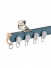 CHR33 Ivory Black Pink Blue Green Bendable Curtain Tracks Ceiling/Wall Mount For Bay Window