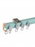 CHR33 Ivory Black Pink Blue Green Bendable Curtain Tracks Ceiling/Wall Mount For Bay Window(Color: Green)
