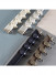 CHR39 Bendable Ivory Silver Blue Champagne Curtain Tracks Ceiling/Wall Mount For Bay Window