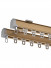 CHR40 Big Ivory Champagne Gold Curtain Tracks Ceiling/Wall Mount