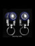 CHR4110 White/Balck/Champagne Thick Aluminum Alloy Double Curtain Tracks