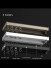 CHR4110 White/Balck/Champagne Thick Aluminum Alloy Double Curtain Tracks