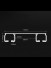 CHR4110 White/Balck/Champagne Thick Aluminum Alloy Double Curtain Tracks