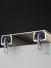CHR4110 White/Balck/Champagne Thick Aluminum Alloy Double Curtain Tracks
