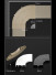 CHR4110 White/Balck/Champagne Thick Aluminum Alloy Double Curtain Tracks