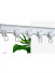 CHR43 Bendable Wood Grain Curtain Tracks Ceiling/Wall Mount For Corner Windows(Color: Ivory)