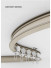 CHR45 Bendable Ivory and Champagne Curtain Tracks Ceiling/Wall Mount For Corner Windows