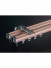 CHR48 Super Thick Ivory Champagne Rose Gold Curtain Tracks For Living Room