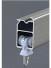 Carruthers Peak 54 Beautiful Rail Ivory Champagne Blue Hidden Mounts Curtain Tracks For Bed Room