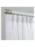 Sonder CHR55 White Silver Black Aluminum alloy Curtain Rod Set With Rollers For living room