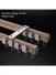 CHR60 Bendable Ivory Champagne Rose Gold Curtain Tracks Ceiling/Wall Mount For Bay Window/corner window