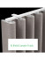 White Thin S-Fold Curtain Rails Made to Measurement Tracks Warrego