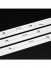 White Thin S-Fold Curtain Rails Made to Measurement Tracks Warrego