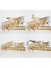 CHR68 Bendable Ivory Black Gold Curtain Tracks Ceiling/Wall Mount For Bay Window(Color: Gold)