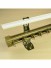 QYR7024 Triple Curtain Track Set with Valance Track (Color: Light Champange)