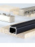 CHR88 Super Thick Big Ivory Black Champagne Curtain Tracks Ceiling/Wall Mount For High Window