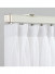 CHR88 Super Thick Big Ivory Black Champagne Curtain Tracks Ceiling/Wall Mount For High Window