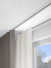 CHR90 Embedded Mute Ceiling Curtain Rail System For Room Divider