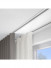 CHR90 Embedded Mute Ceiling Curtain Rail System For Room Divider