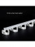 CHRY22 White Bendable Curtain Tracks S Fold For Corner Windows(Color: White s fold gliders)