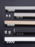 CHRY23 White Black Gold Anti-light Leakage Curtain Rail S Fold Tracks