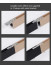 CHRY23 White Black Gold Anti-light Leakage Curtain Rail S Fold Tracks