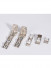 White Rose Gold Heavy Duty Curved Curtain Track For Bay Windows