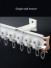 Ceiling Wall Mounted Custom Made Curtain Tracks For Bay Windows