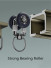 CHRY4124 Ceiling Mounted Triple Curtain Tracks And Valance Rail