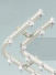 White Black Bendable Metal Curtain Track Ceiling Wall Mounted