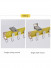 Bay Window Single Flexible Curtain Track Ceiling Wall Mount(Color: Yellow)