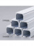 CHRY54 Big White Curtain Rails Metal Bearing Roller Ceiling/Wall Mount