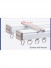 CHRY54 Big White Curtain Rails Metal Bearing Roller Ceiling/Wall Mount