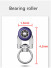 CHRY54 Big White Curtain Rails Metal Bearing Roller Ceiling/Wall Mount
