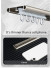 CHRY55 White Very Thin Curtain Rails Concealed Ceiling Mounted