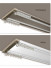 CHRY56 Ceiling Mounted Ultra Thin Invisible Double Curtain Tracks