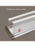 CHRY56 Ceiling Mounted Ultra Thin Invisible Double Curtain Tracks