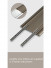 CHRY56 Ceiling Mounted Ultra Thin Invisible Double Curtain Tracks