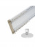 CHRY56 Ceiling Mounted Ultra Thin Invisible Double Curtain Tracks(Color: White)