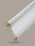 CHRY56 Ceiling Mounted Ultra Thin Invisible Double Curtain Tracks
