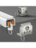 CHRY85 Thick Silent Gliss Curtain Tracks With Magnetic Carrier